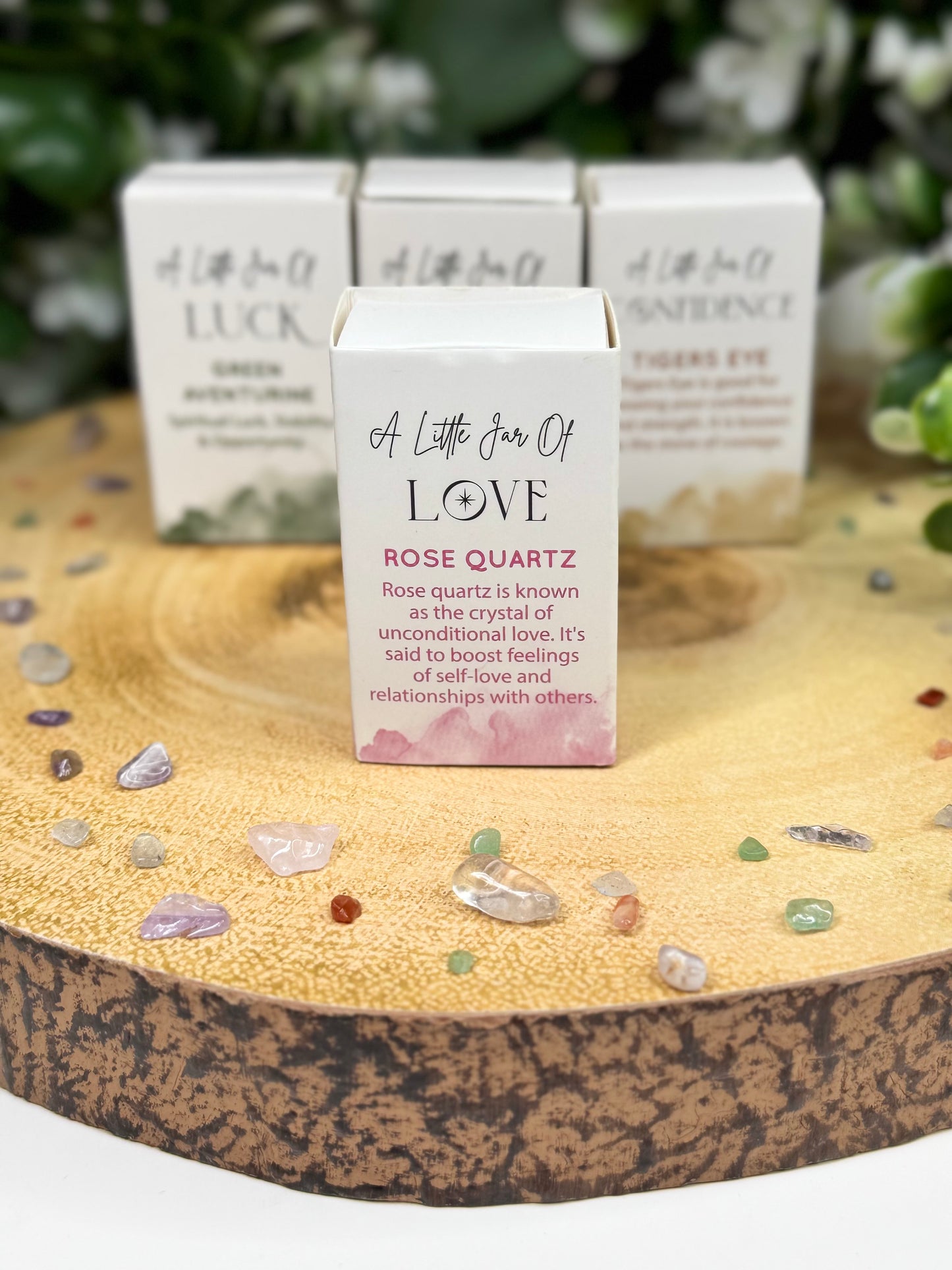 A Little Jar of Love - Rose Quartz
