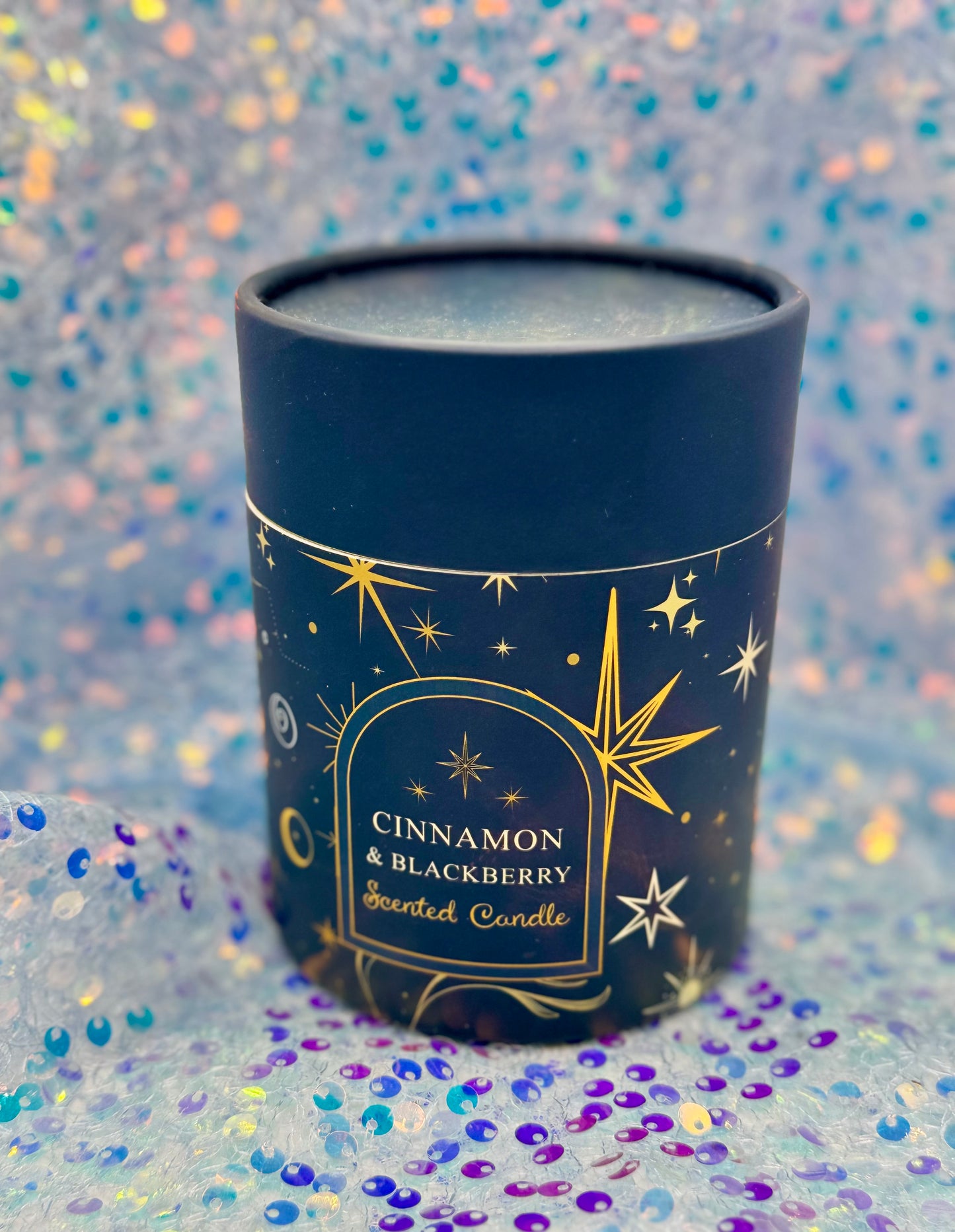 Starry Night Cinnamon & BlackBerry Scented Candle