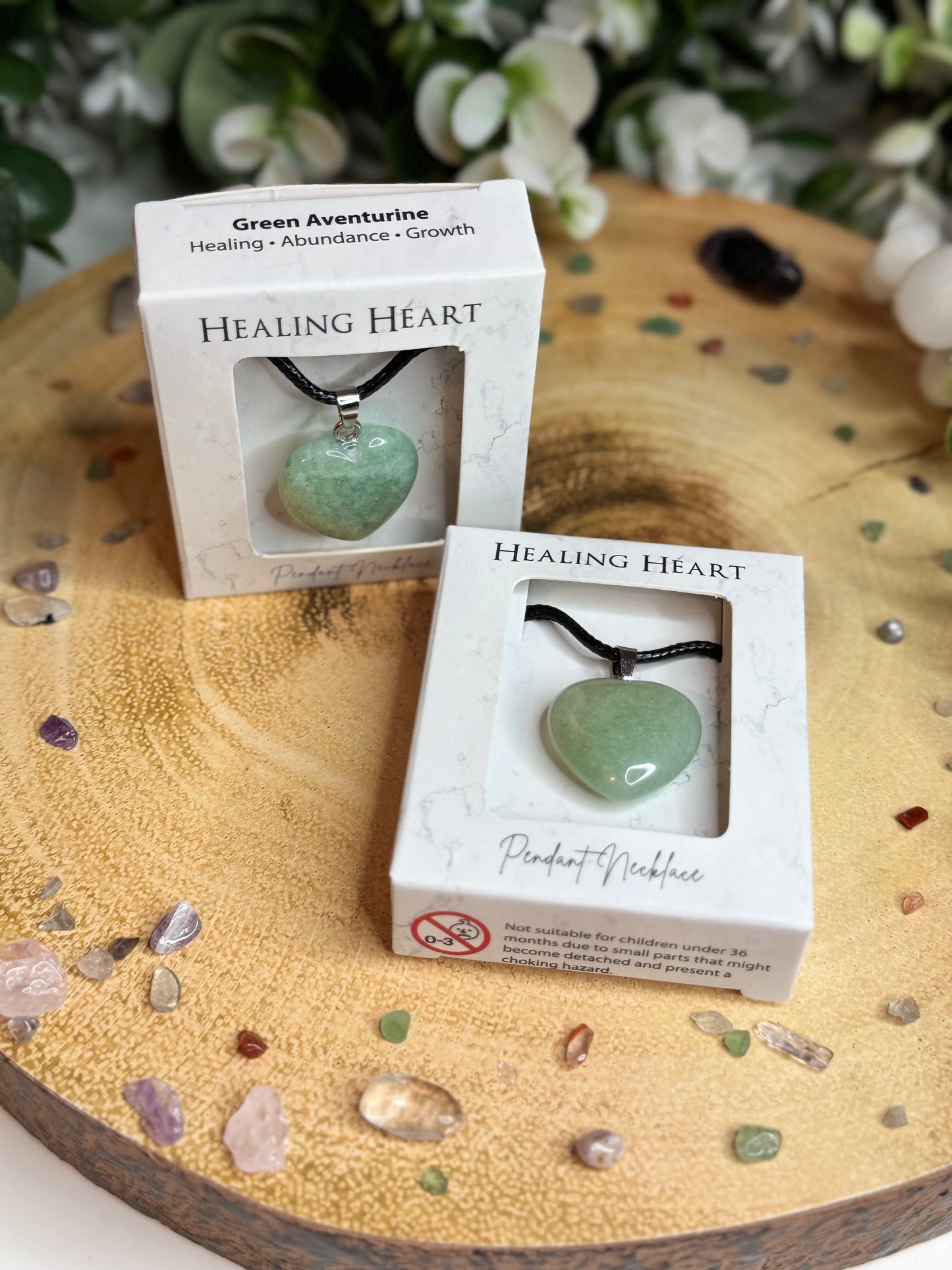 Green Aventurine Heart Necklace