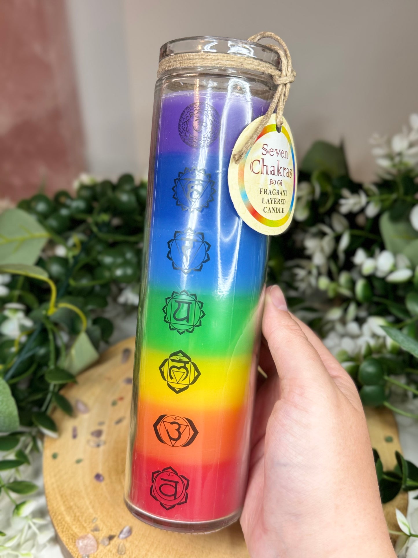 Tall Chakra Candle