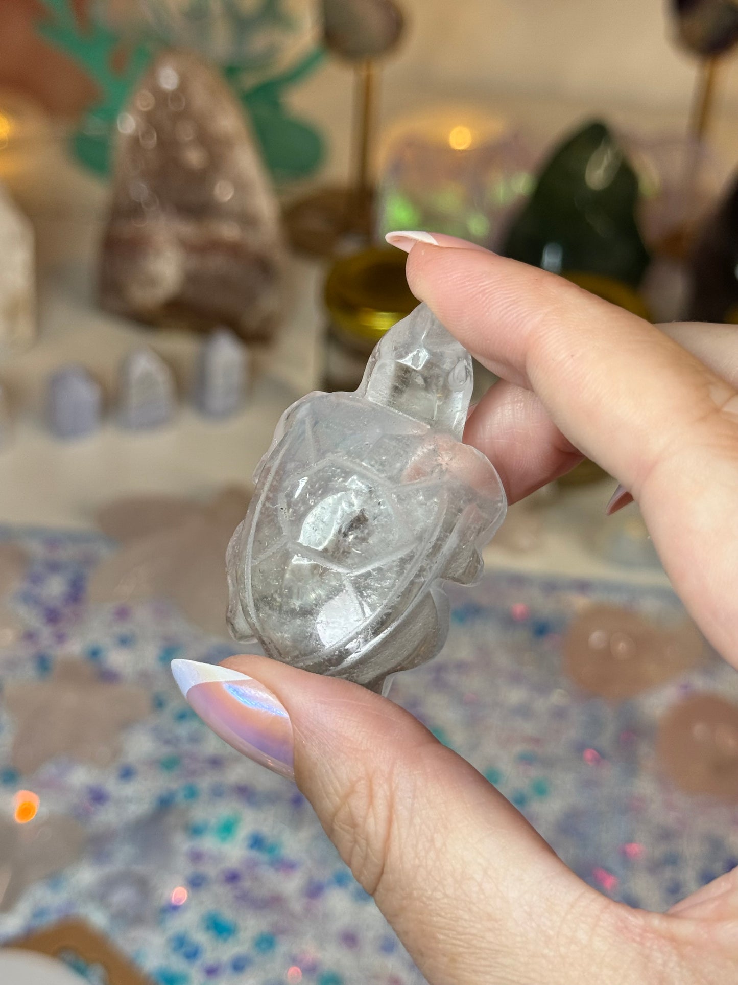 Clear Quartz Turtle