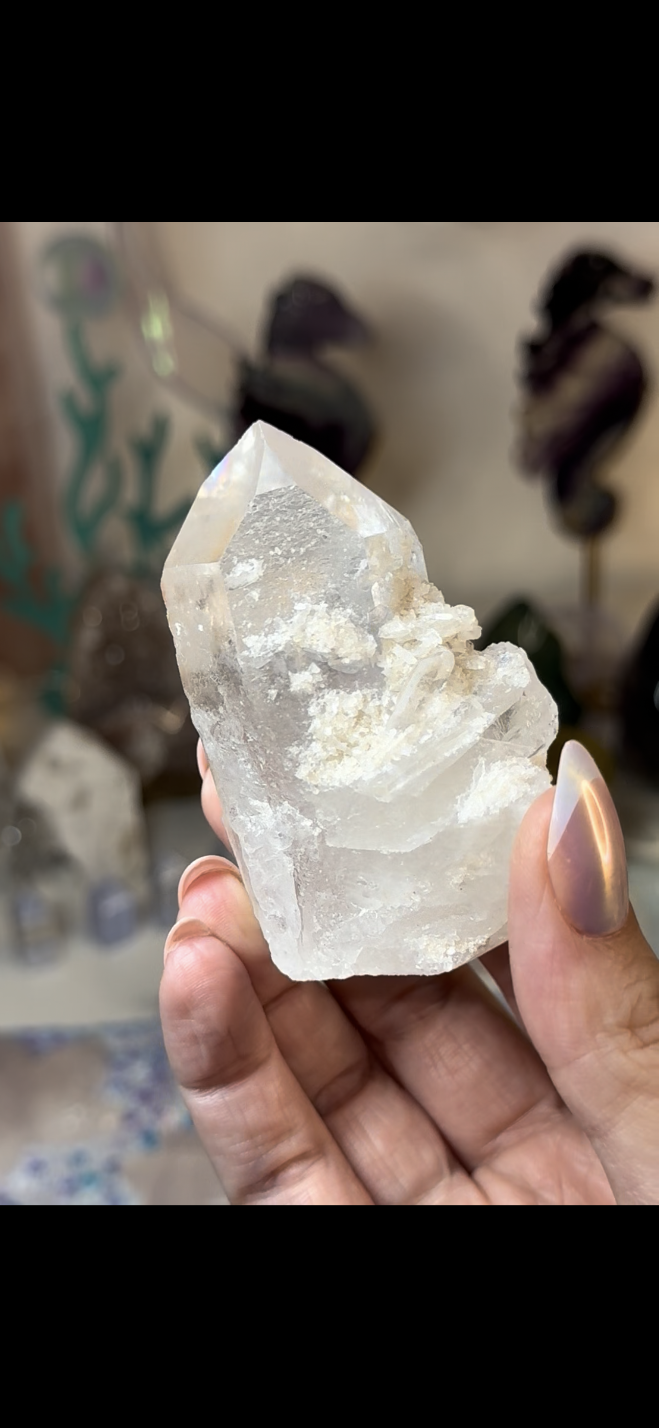Clear Quartz Cluster Points