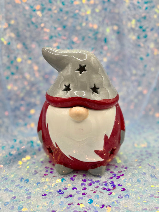Red & Grey Gonk Wax Melt Burner