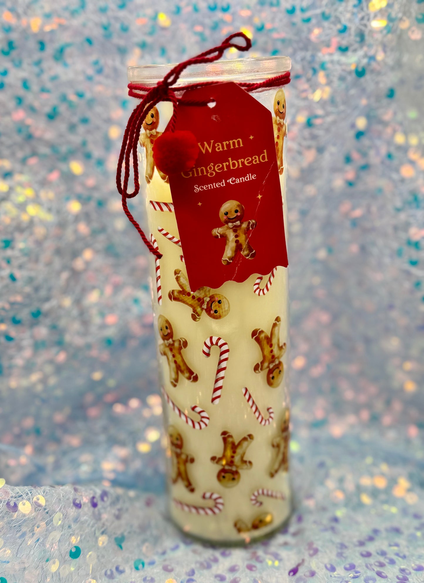 Warm Gingerbread Scented Tube Candle