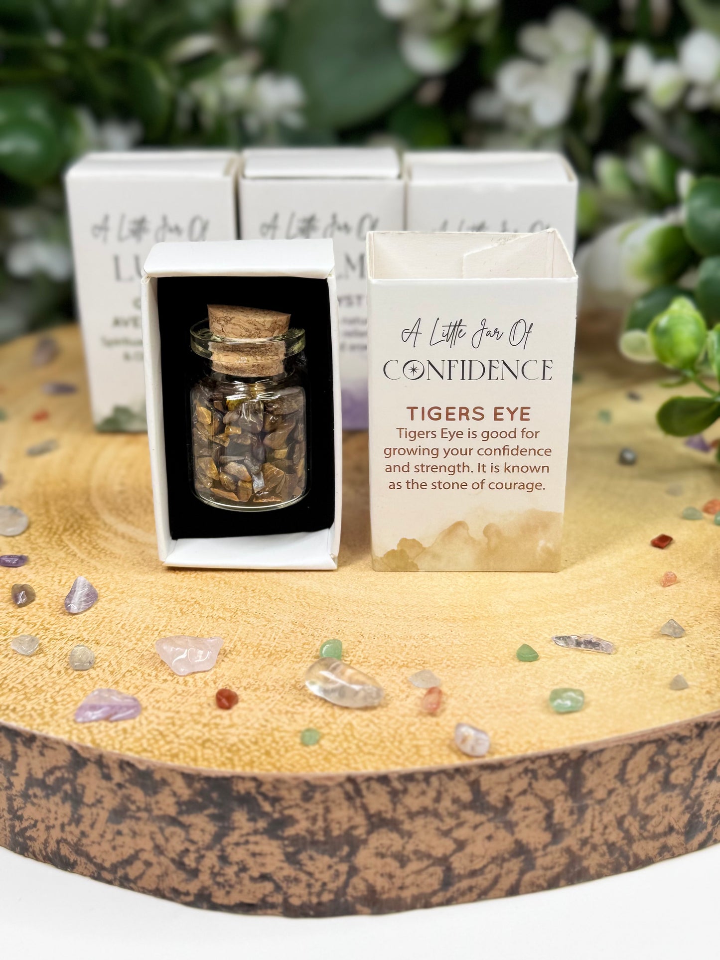 A Little Jar of Confidence - Tigers Eye
