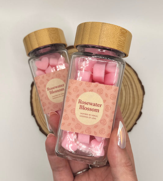 Inspired by Venus - Rosewater Blossom mini heart wax melts