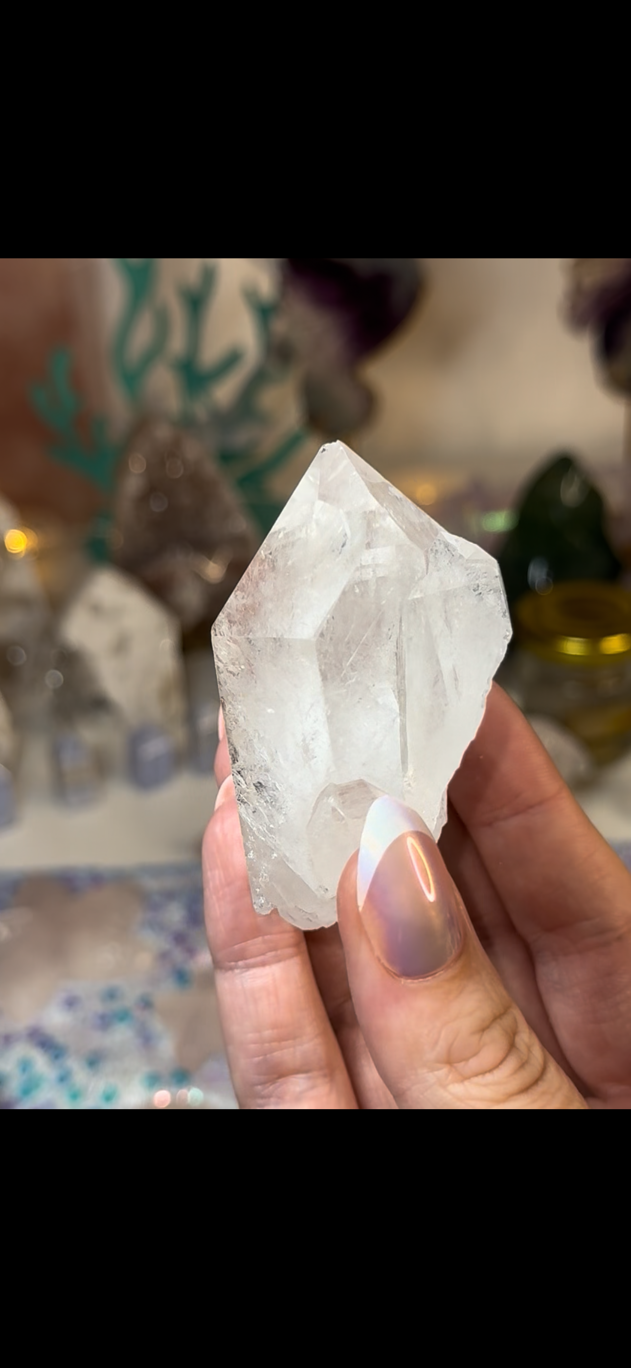 Clear Quartz Cluster Points