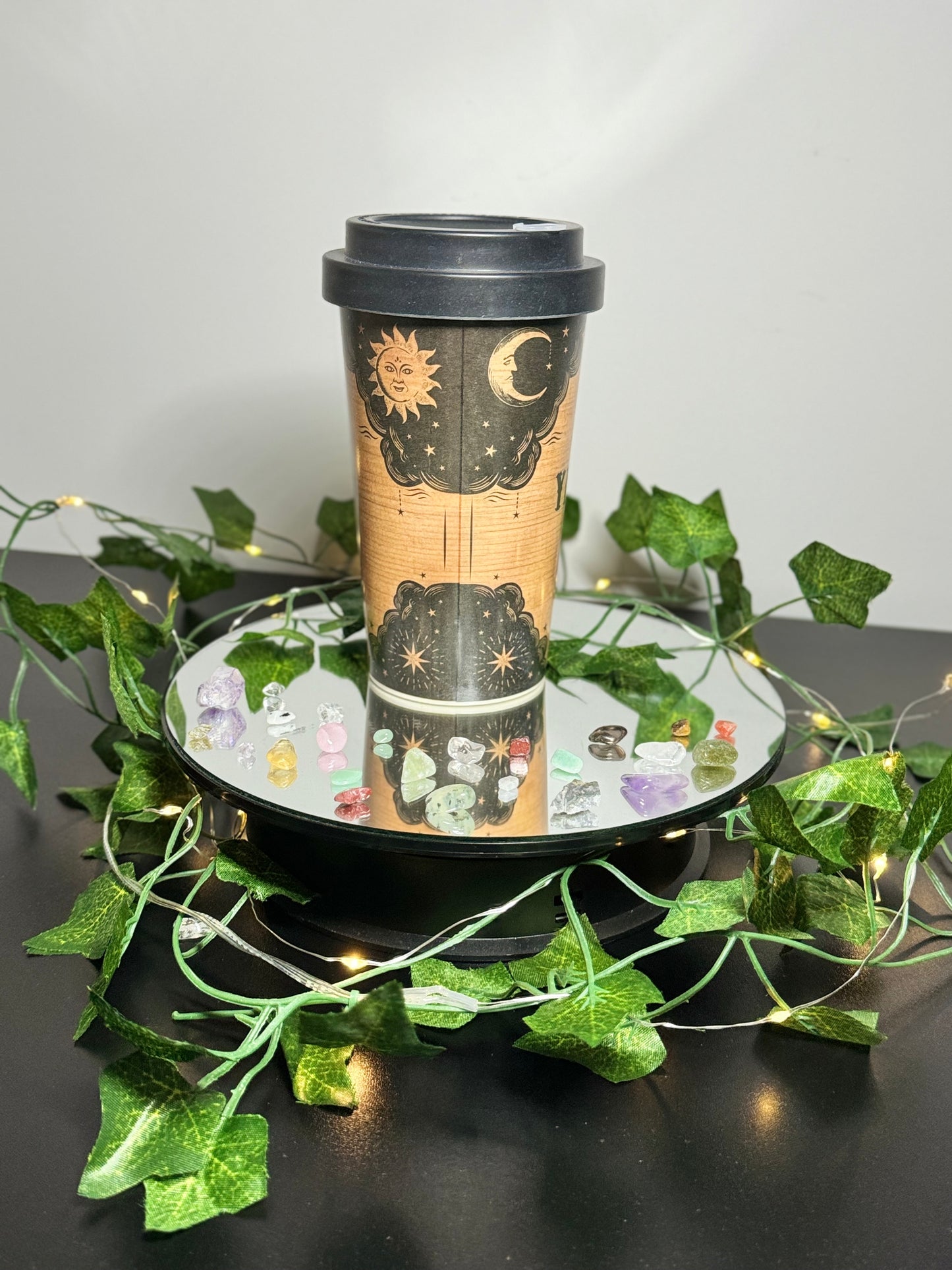 Classic Talking Board Bamboo Travel Mug
