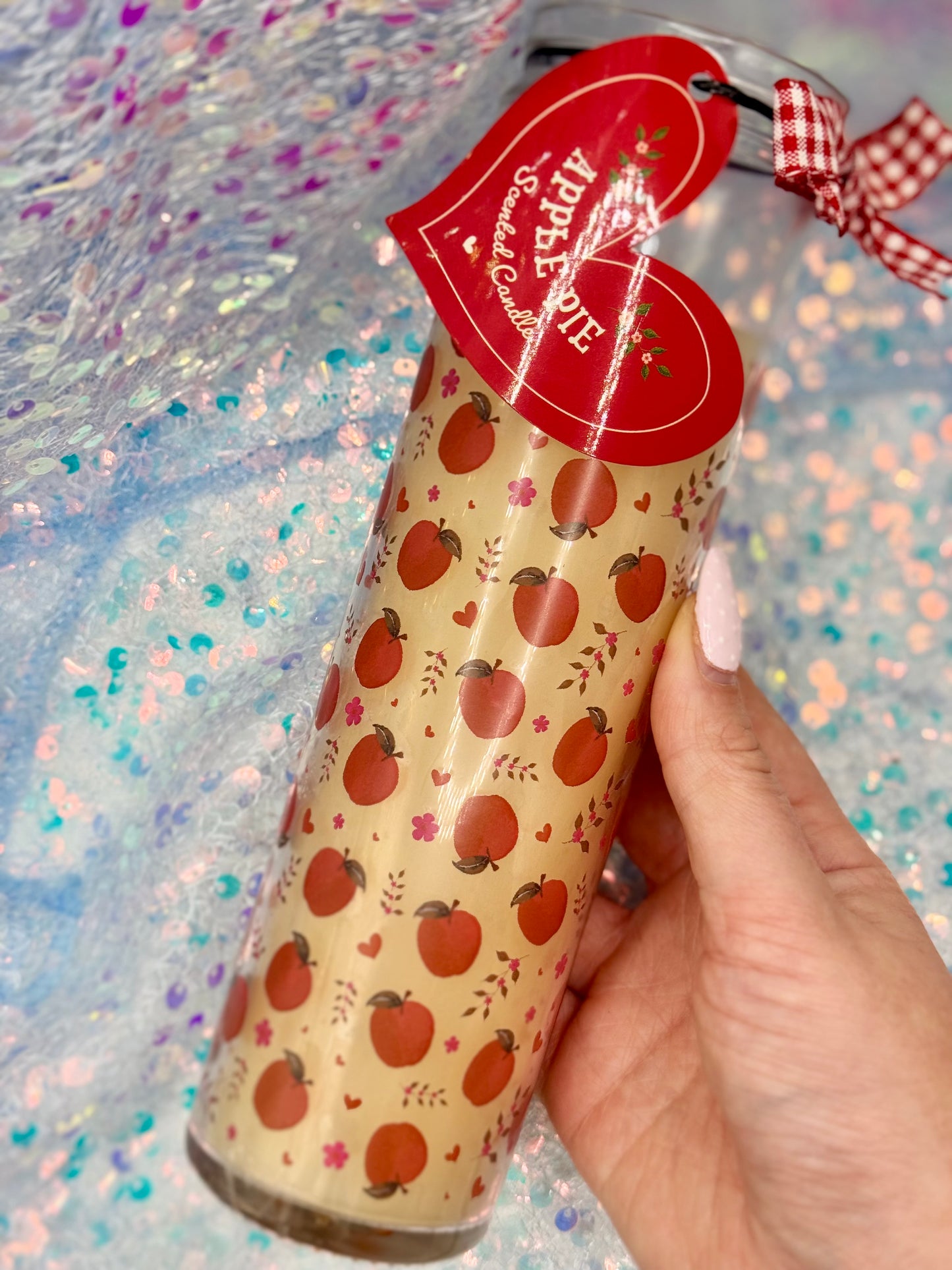 Apple Pie Scented Tube Candle