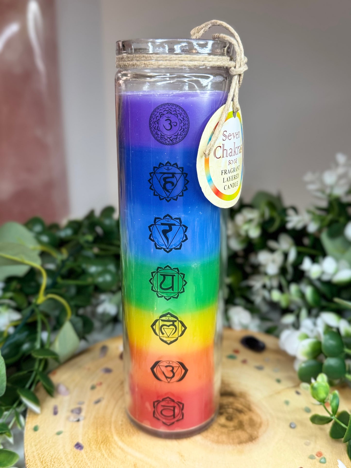 Tall Chakra Candle