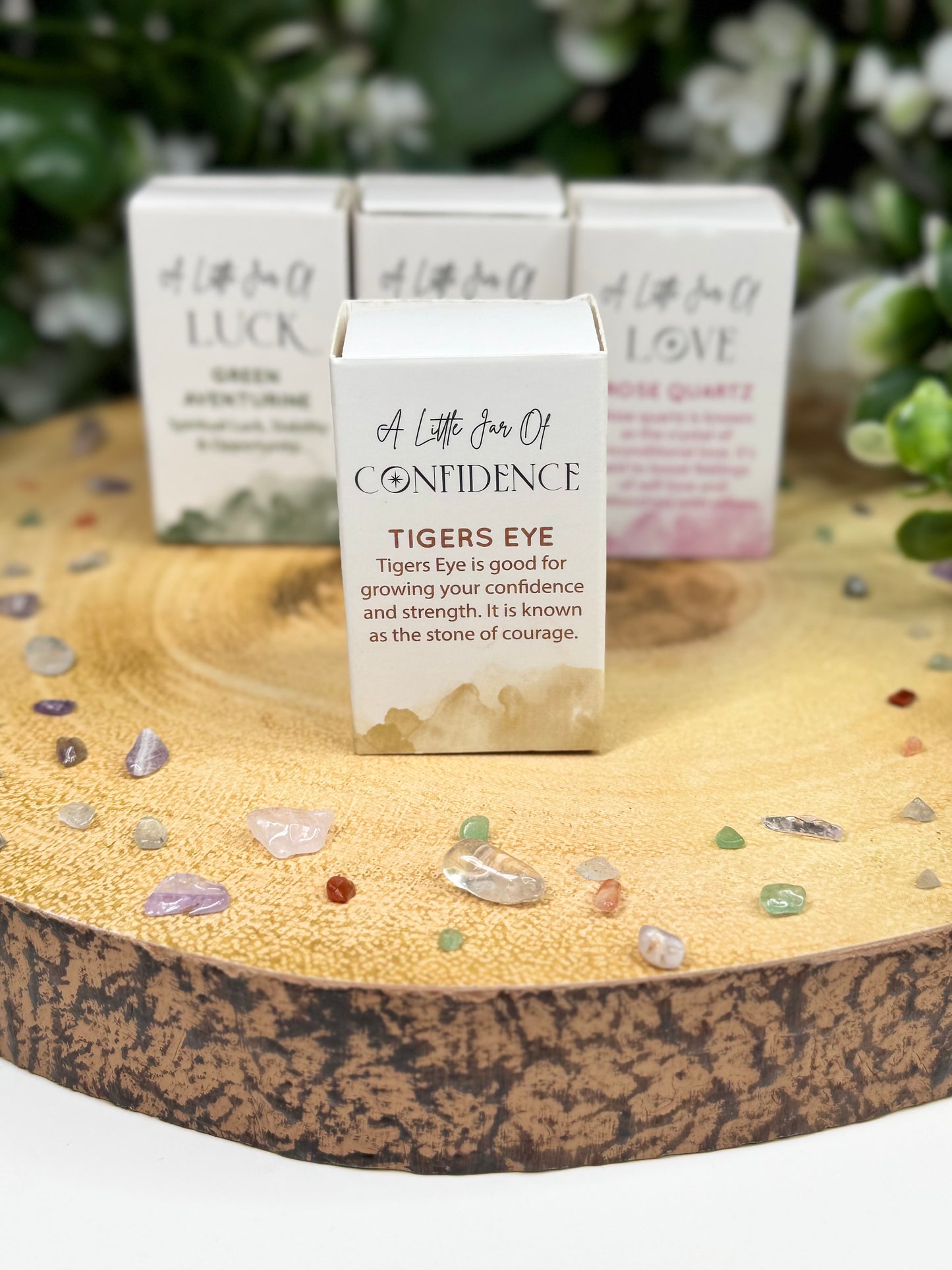 A Little Jar of Confidence - Tigers Eye