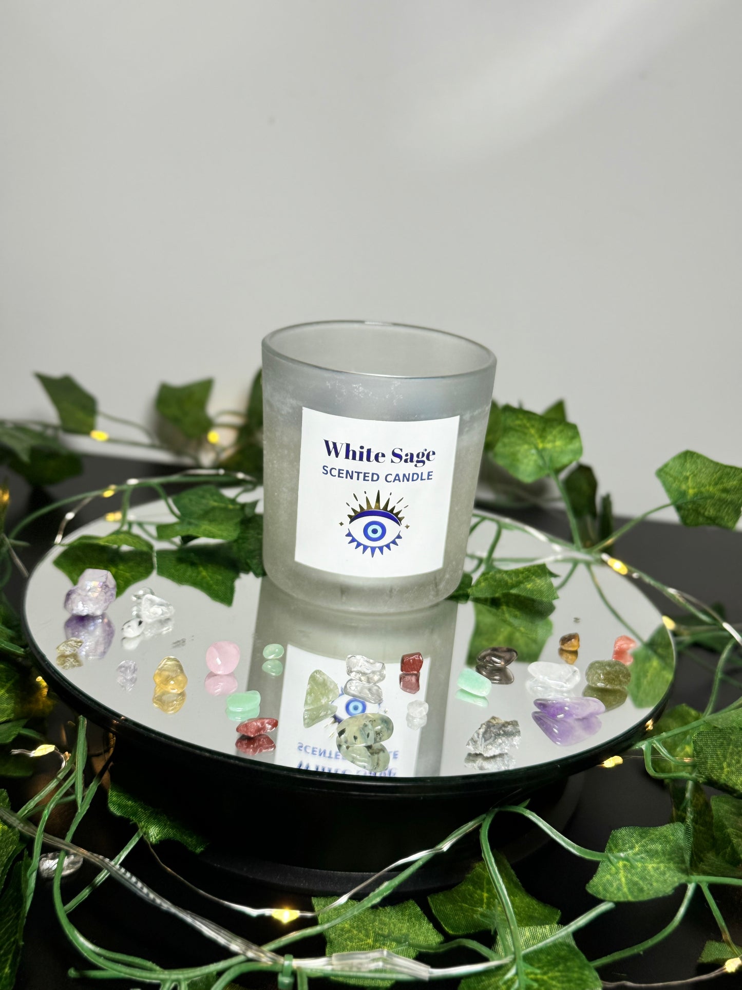 All Seeing Eye White Sage Candle