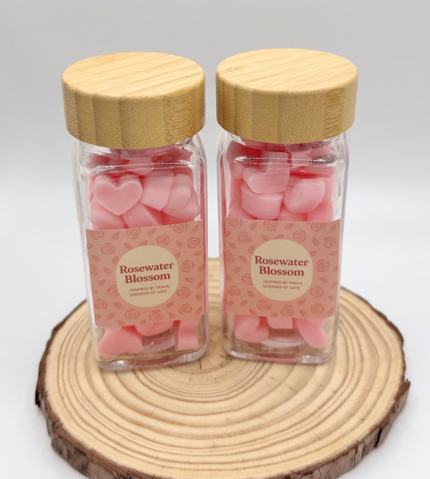 Inspired by Venus - Rosewater Blossom mini heart wax melts