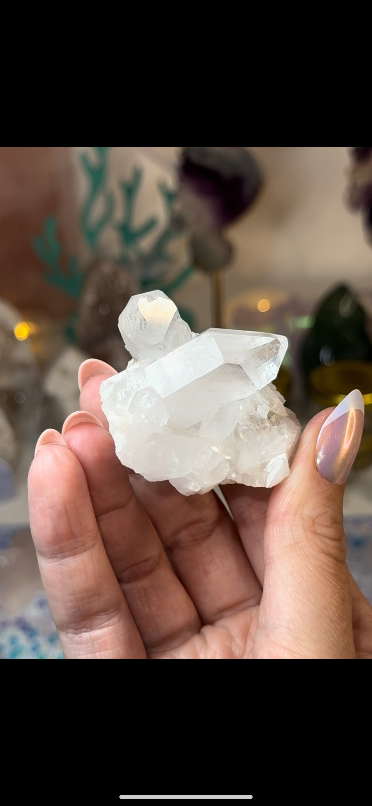 Clear Quartz Cluster Points