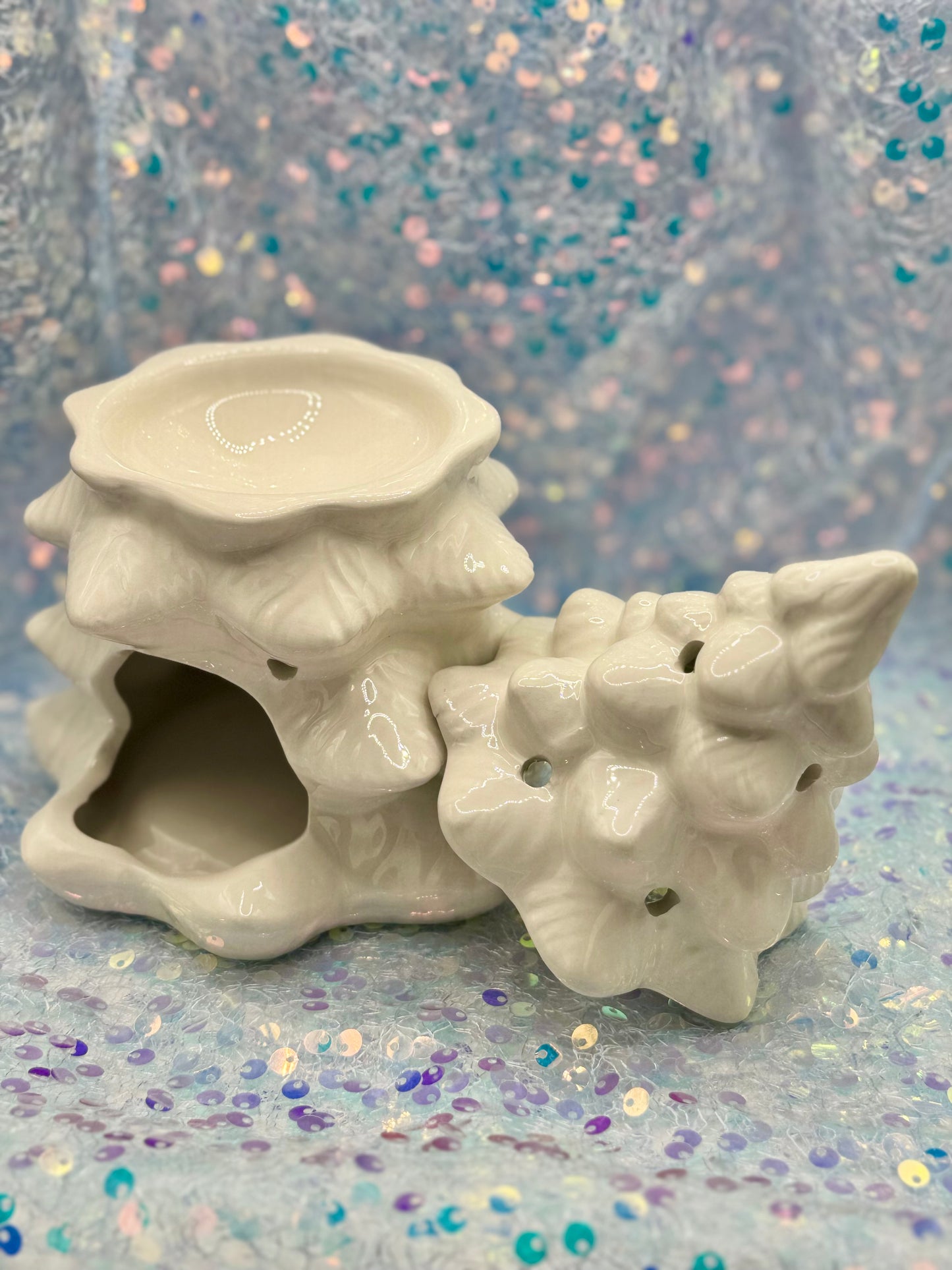 White Fir Tree Wax Melt Burner