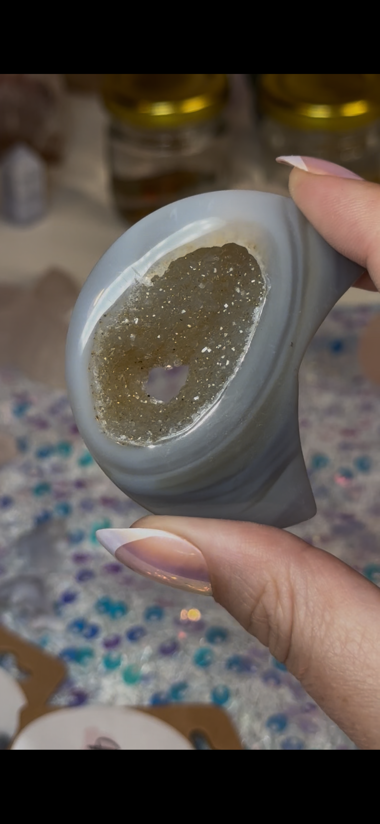 Druzy Agate Moons